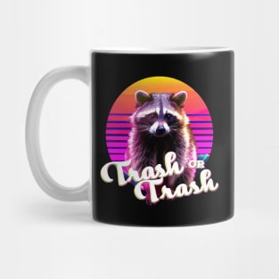 trick or trash - retrowave Mug